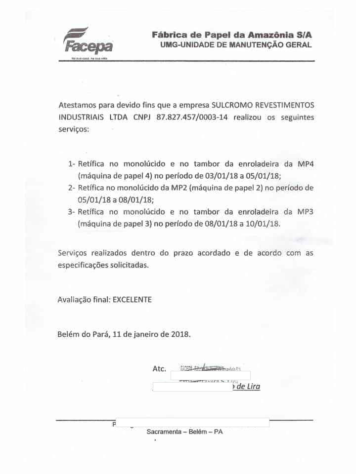 carta facepa